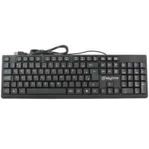 Teclado Membrana Keytime Office Typeflow USB 2.0 ABNT2 Preto Teclado Membrana Keytime Office Typeflow USB 2.0 ABNT2 Preto