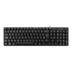 Teclado Multi Slim Resistente à Água ABNT2 Preto TC193