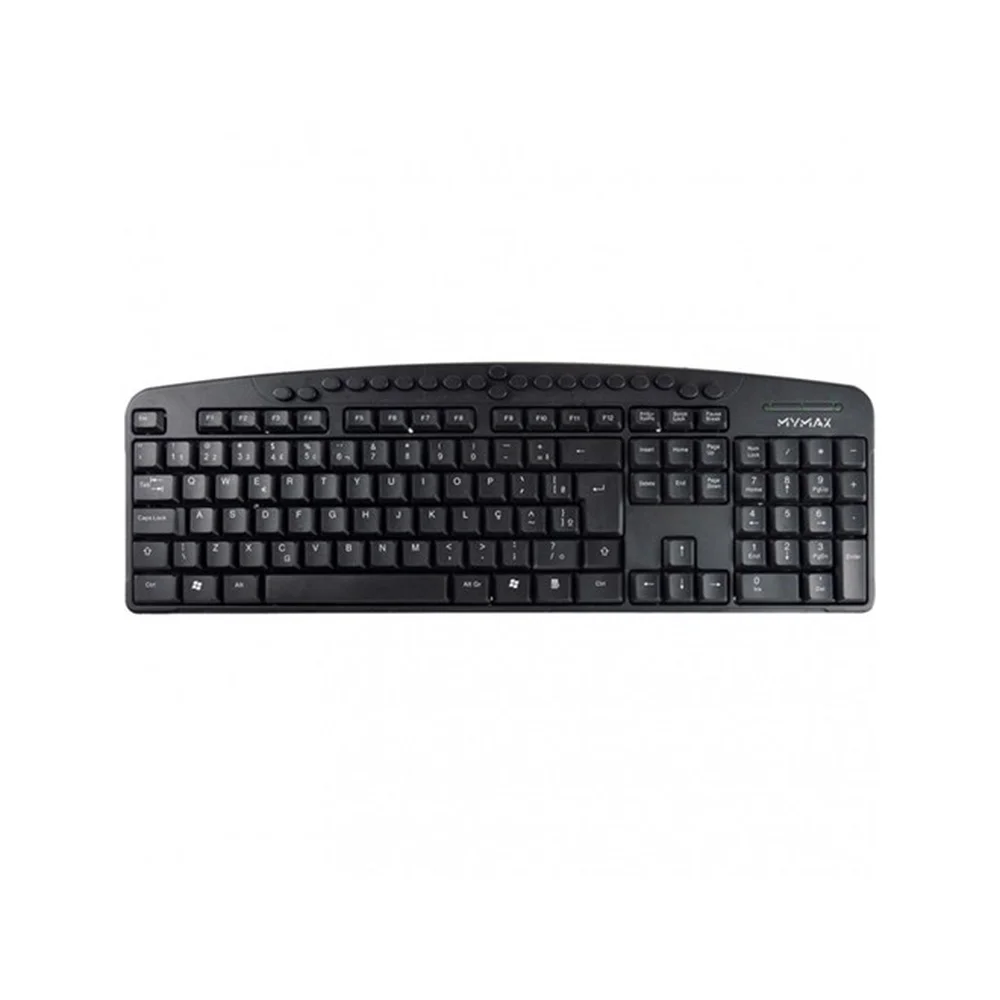 Teclado Multimídia Mymax Daily USB ABNT2 com Enter Grande MKS-VSC8168
