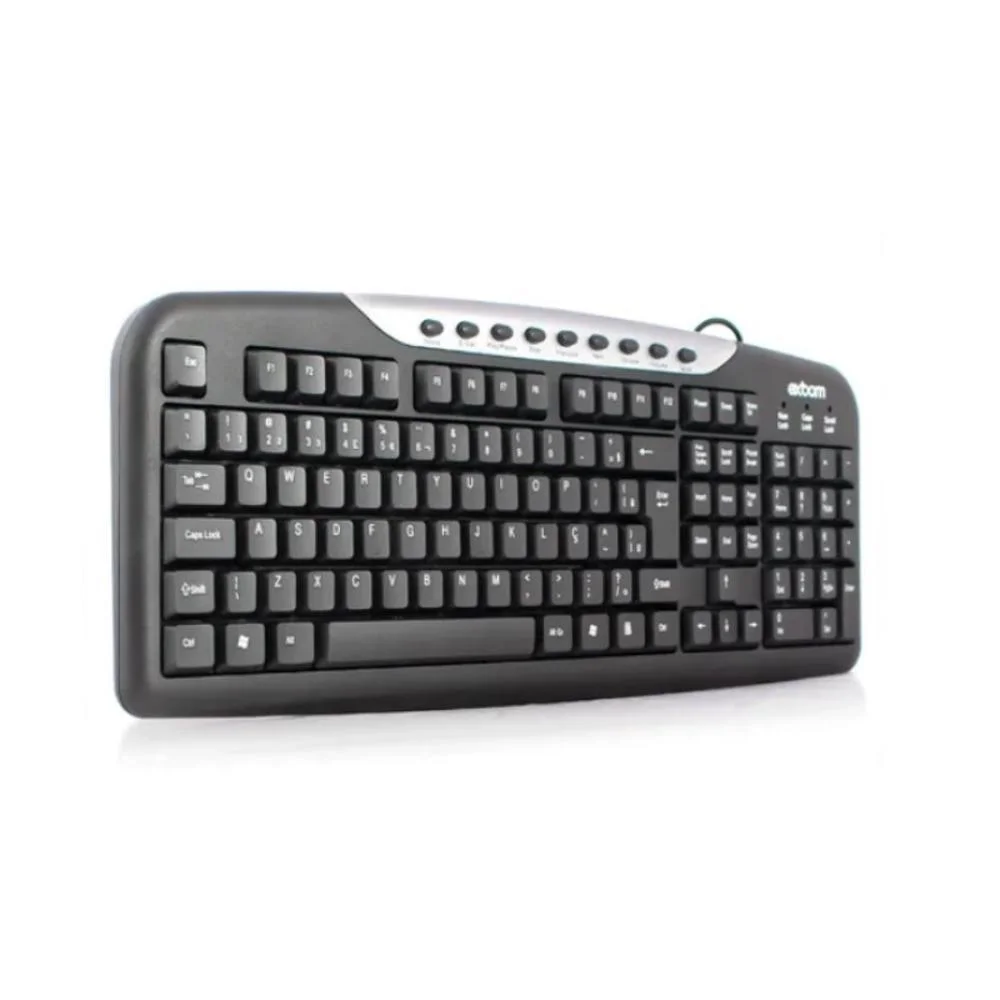 Teclado Multimídia Exbom BK-146M