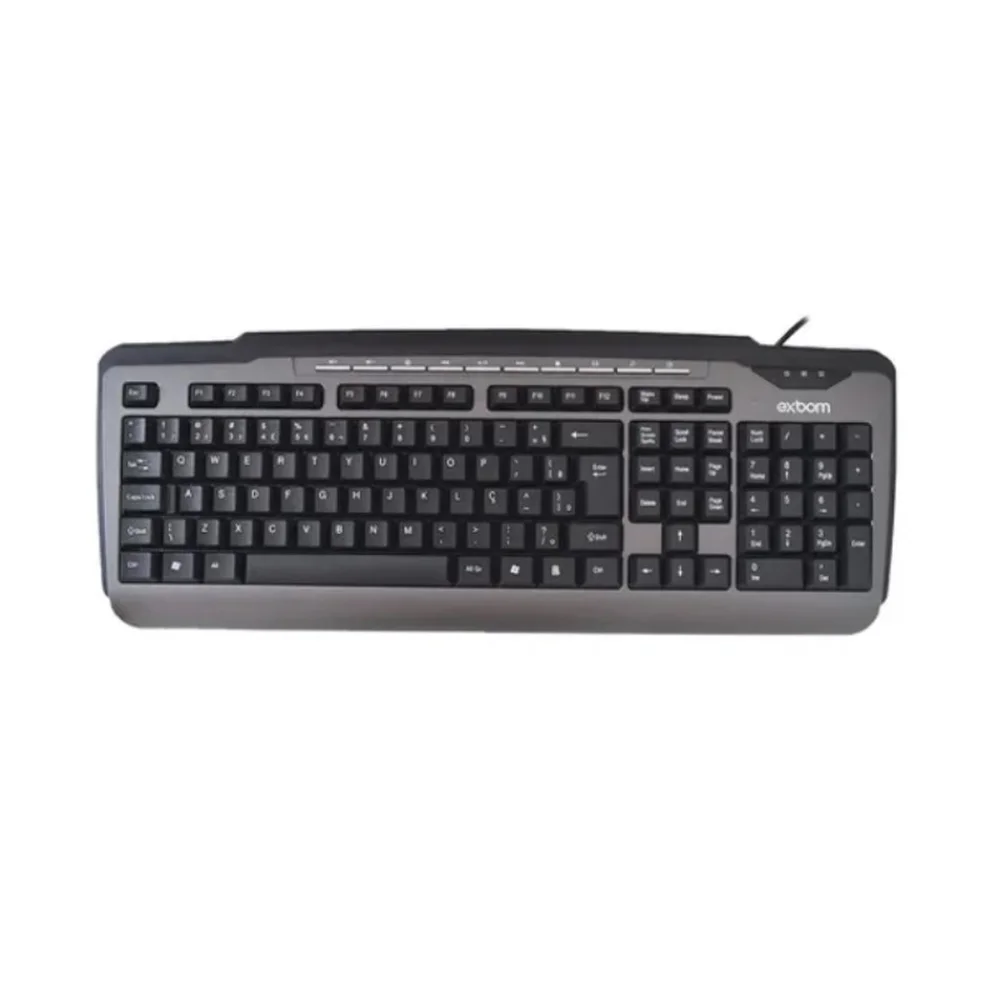 Teclado Multimídia Exbom BK-170M