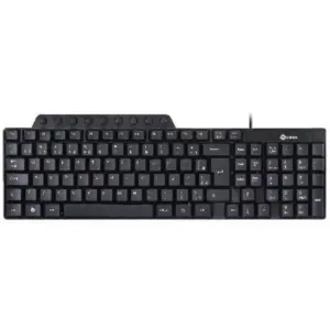 Teclado Multimídia Vinik Dynamic USB 115 Teclas ABNT2 Resistente à Água 1.8m Preto DT115