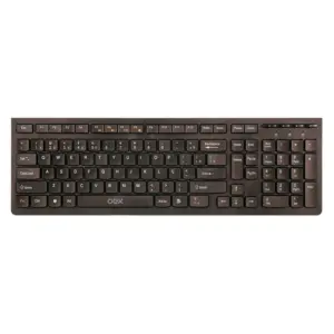 Teclado Multimídia OEX Slim Flat USB Preto TC300