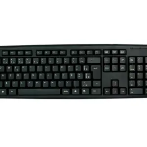 Teclado Newlink USB ABNT2 Resistente à Água 107 Teclas Preto TC308