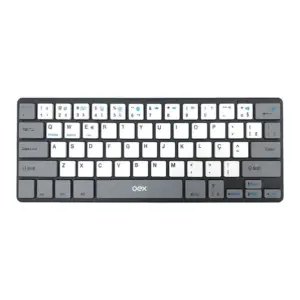 Teclado Bluetooth OEX Concept Multimídia ABNT2 Branco TC506 Teclado Bluetooth OEX Concept Multimídia ABNT2 Branco TC506