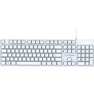 Teclado Office Fortrek Slim USB 2.0 ABNT2 Plug & Play Branco K15