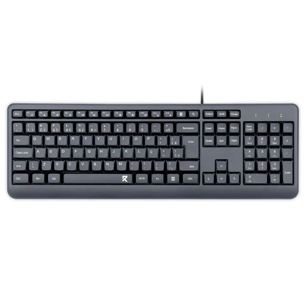 Teclado Office Redragon Preto BK-7092