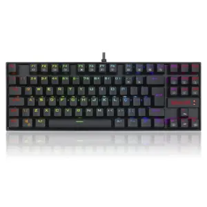 Teclado Mecânico Redragon Kumara Pro Magnético RGB Switch Red Preto K552 Teclado Mecânico Redragon Kumara Pro Magnético RGB Switch Red Preto K552