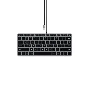 Teclado Satechi Slim QWERTY Inglês US Cinza ST-UCSW1M