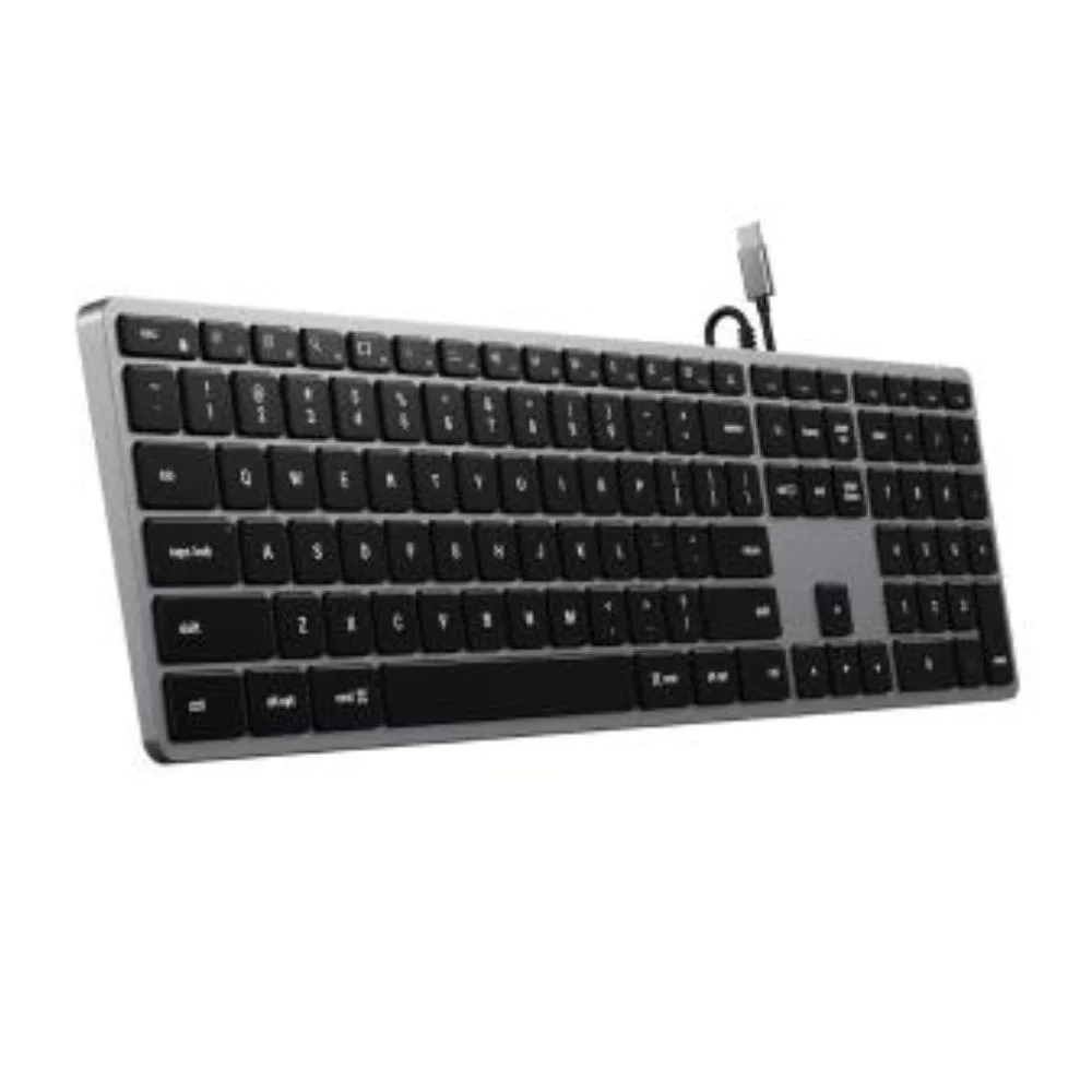 Teclado Satechi Slim QWERTY Inglês US Cinza ST-UCSW3M