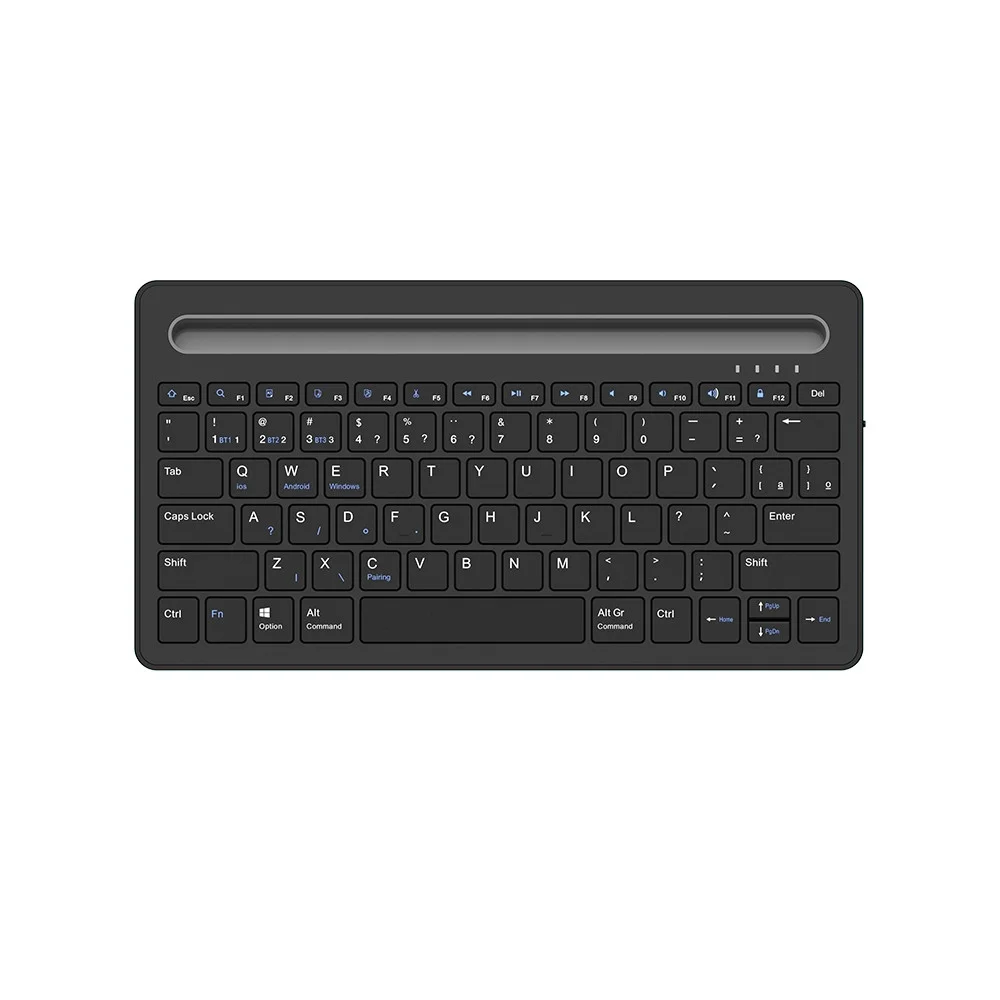 Teclado Sem Fio Rapoo Bluetooth com Apoio para Smartphone XK100 RA040