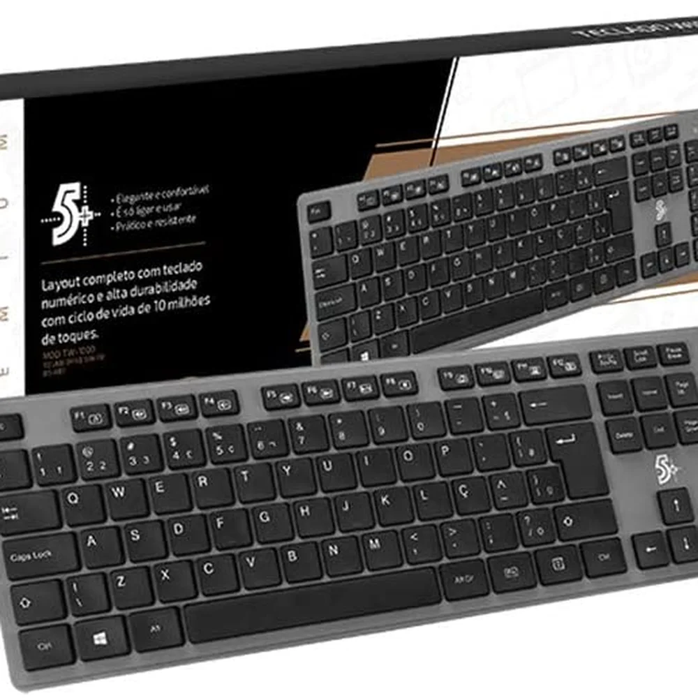 Teclado Sem Fio Chip Sce Office Premium 2.4GHz 015-0061