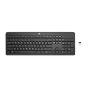 Teclado Sem Fio HP 230 Layout BR Preto 3L1E7AA#AC4 Teclado Sem Fio HP 230 Layout BR Preto 3L1E7AA#AC4