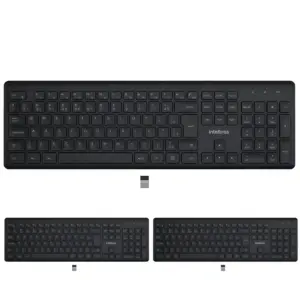 Teclado Sem Fio Intelbras TSI50 Preto (Kit 3 unidades) Teclado Sem Fio Intelbras TSI50 Preto (Kit 3 unidades)
