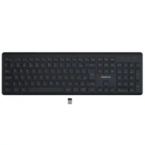 Teclado Sem Fio Intelbras Wireless com Teclado Numérico ABNT2 4293200 Teclado Sem Fio Intelbras Wireless com Teclado Numérico ABNT2 4293200