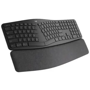 Teclado Sem Fio Logitech Ergo K860 Ergonômico com Descanso de Pulso, Multi-Device Teclado Sem Fio Logitech Ergo K860 Ergonômico com Descanso de Pulso, Multi-Device