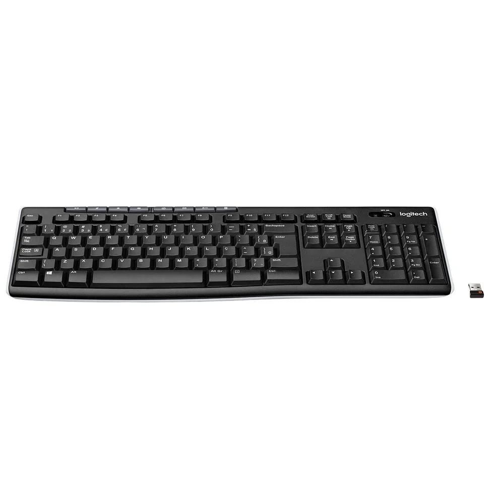 Teclado Sem Fio Logitech K270 Multimídia ABNT2 920-004427