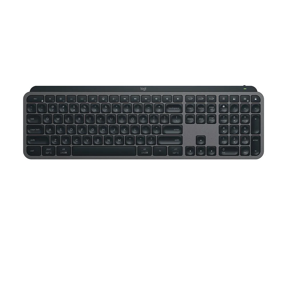 Teclado Sem Fio Logitech MX Keys S Iluminação Inteligente Grafite 920-011563