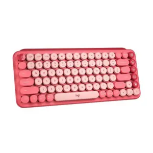 Teclado Sem Fio Logitech Pop Keys Heartbreaker (Rosa) 920-010712 Teclado Sem Fio Logitech Pop Keys Heartbreaker (Rosa) 920-010712