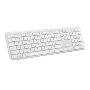 Teclado Sem Fio Logitech Signature Slim K950 Layout US Branco 920-012601 Teclado Sem Fio Logitech Signature Slim K950 Layout US Branco 920-012601
