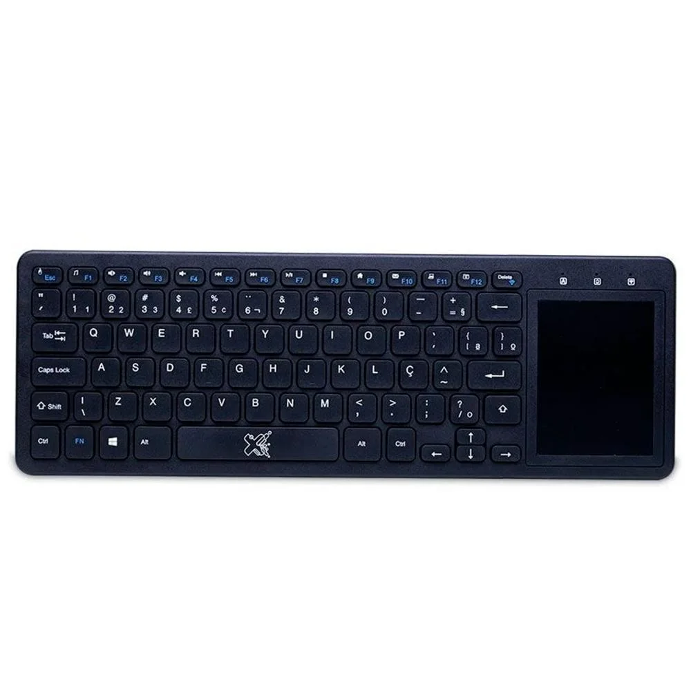 Teclado Sem Fio Maxprint TV Plus com Touchpad ABNT2 6014276