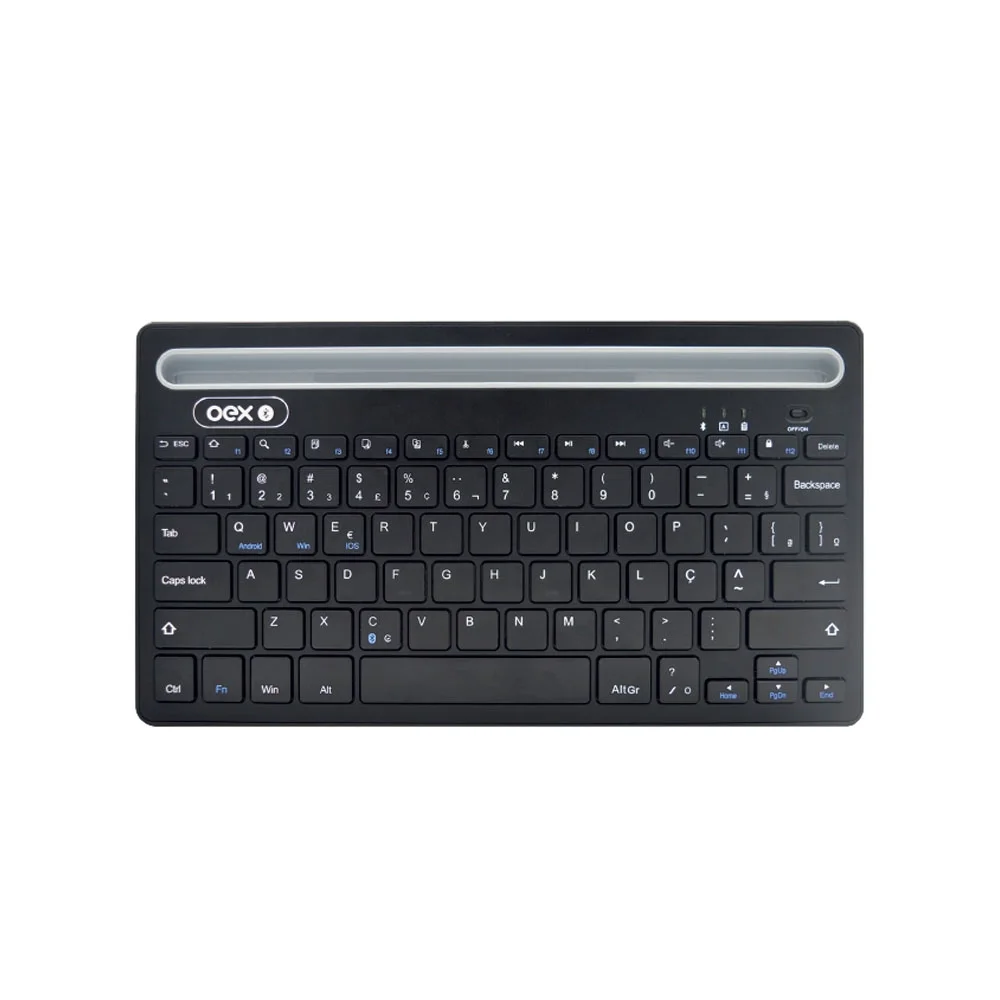 Teclado Sem Fio OEX Bluetooth ABNT2 TC502