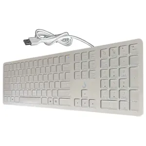 Teclado Slim Rise Mode USB Prata RM-TS-FS