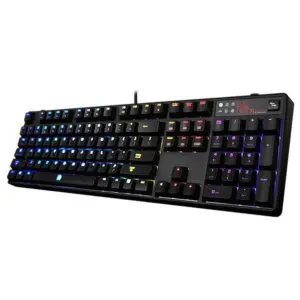 Teclado Mecânico Thermaltake Esports Poseidon Z RGB Brown Axis KB-PZR-KBBRUS-01 Teclado Mecânico Thermaltake Esports Poseidon Z RGB Brown Axis KB-PZR-KBBRUS-01