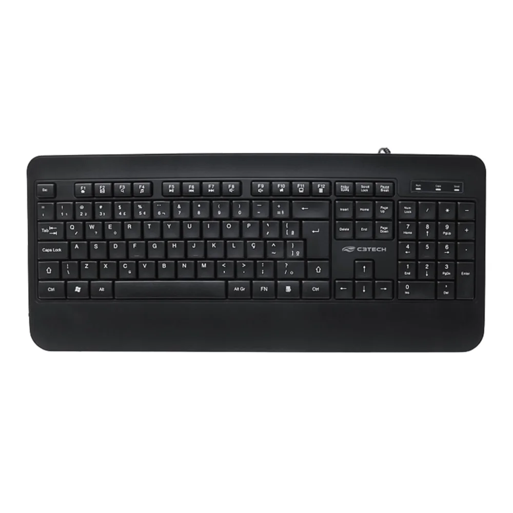 Teclado C3tech USB ABNT2 KBM100
