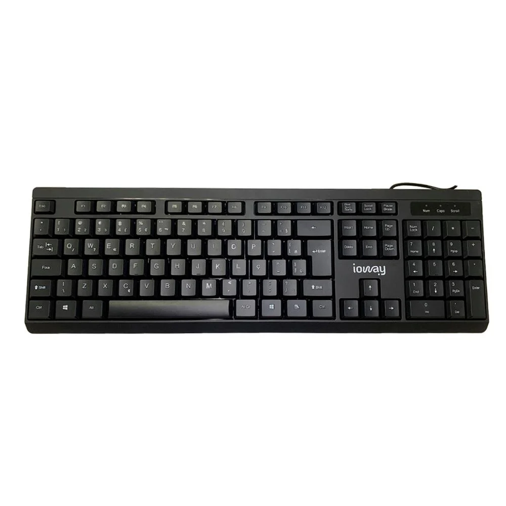 Teclado Ioway USB Preto KB701S
