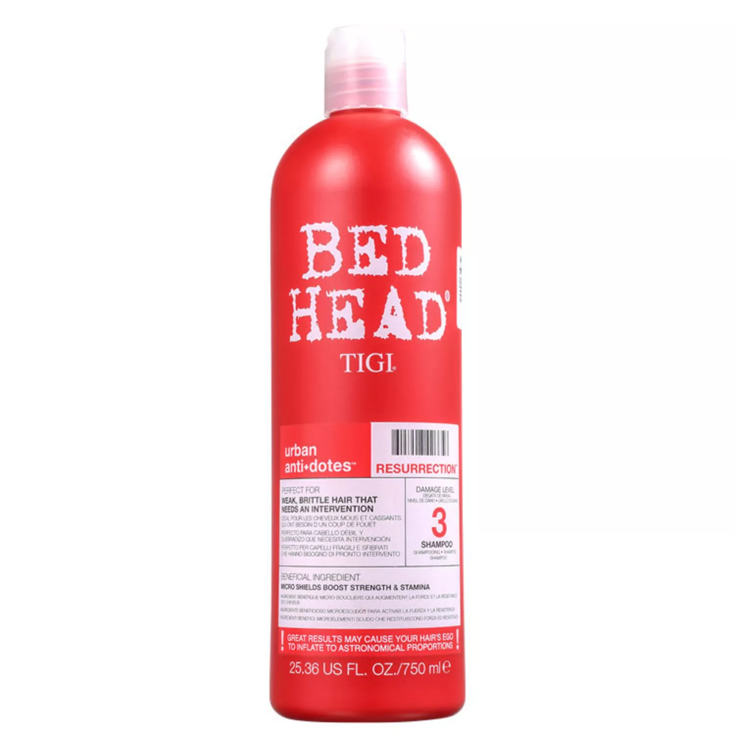 Shampoo TIGI Bed Head Urban Anti+Dotes 3 Resurrection 750ml