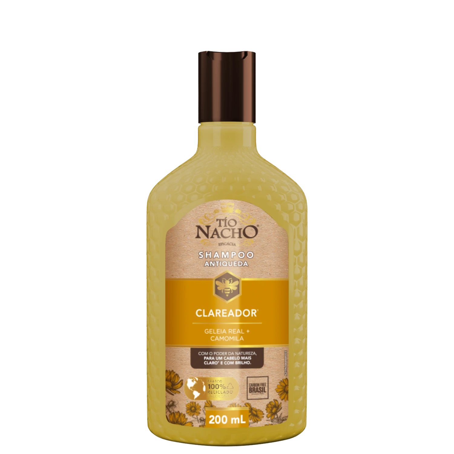 Shampoo Antiqueda Tío Nacho Clareador 200ml