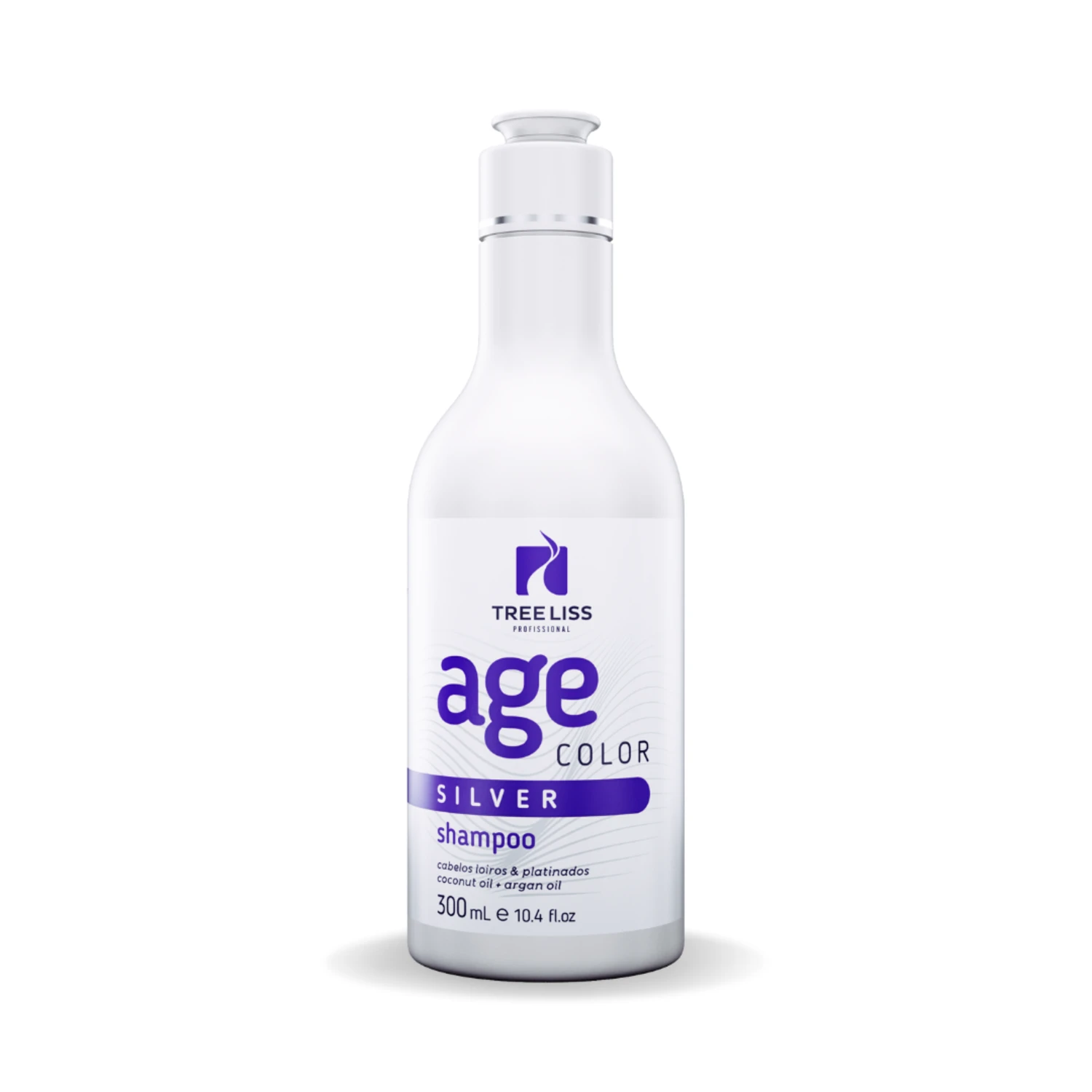 Shampoo para Loiros e Grisalhos TreeLiss Profissional Age Color Silver 300ml