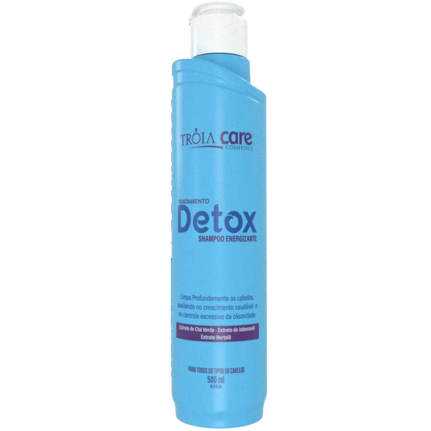 Shampoo Energizante Tróia Hair Cosmetics Detox 500ml