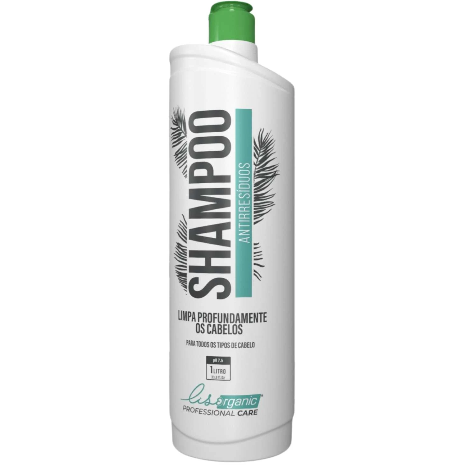 Shampoo Antirresíduos Tróia Hair Cosmetics Lisorganic 1L