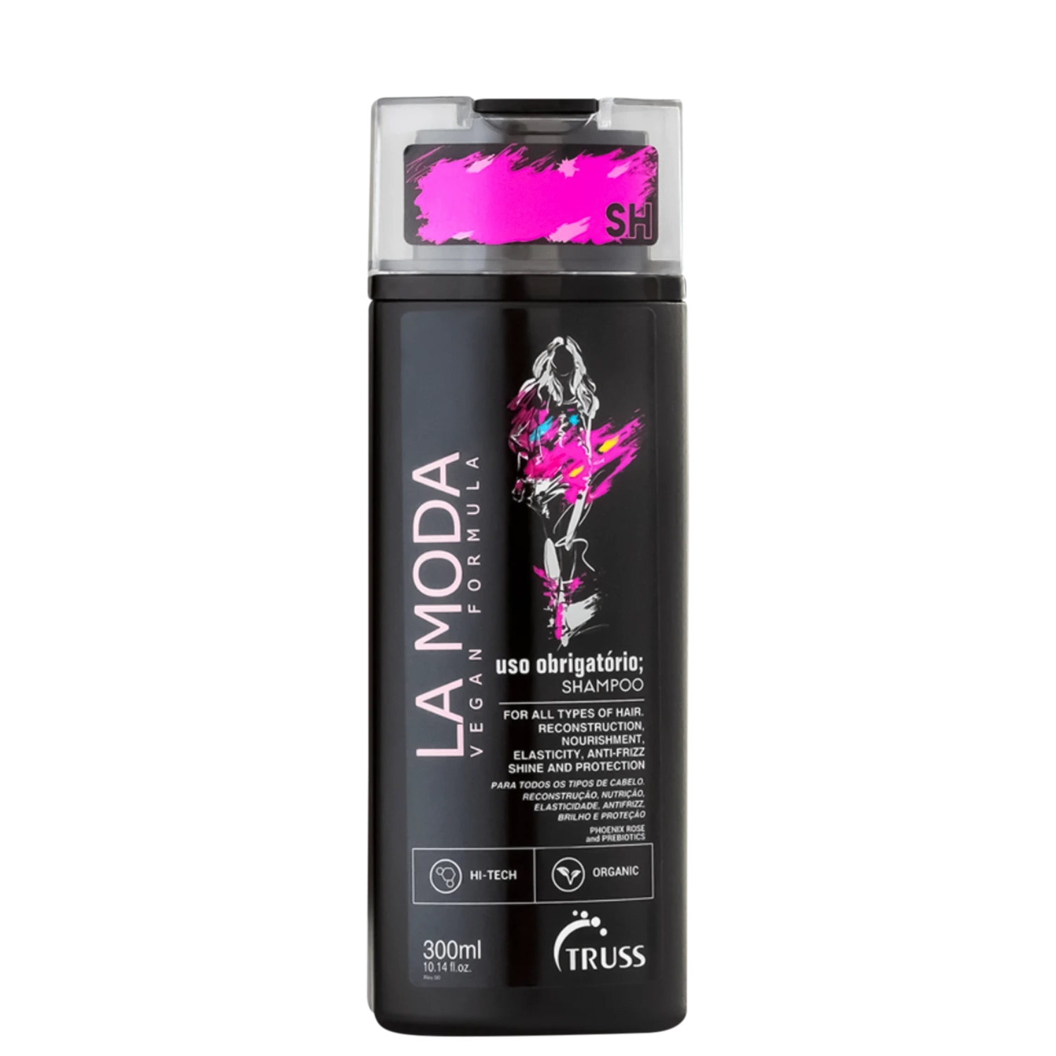 Shampoo TRUSS La Moda Vegan Formula Uso Obrigatório 300ml