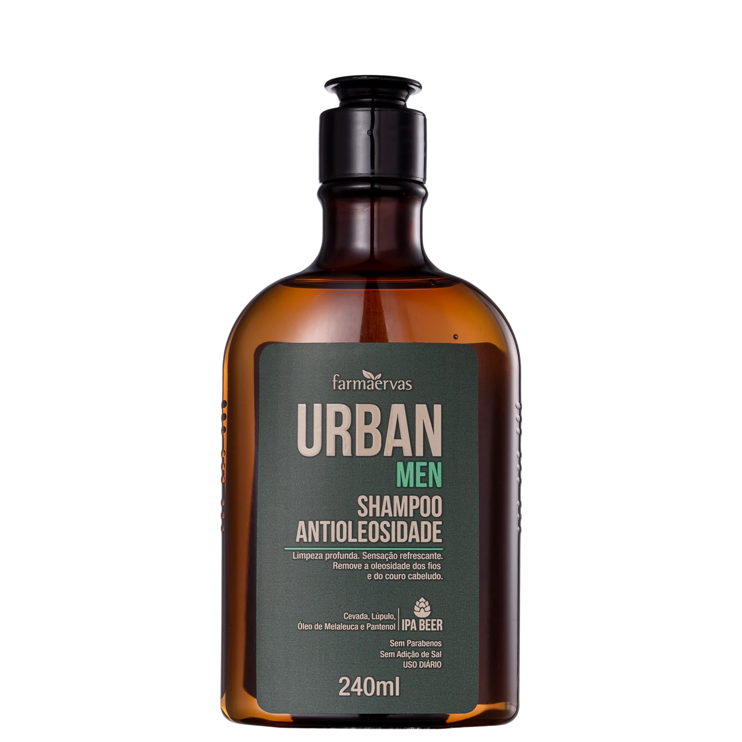 Shampoo Farmaervas Urban Men Antioleosidade 240ml