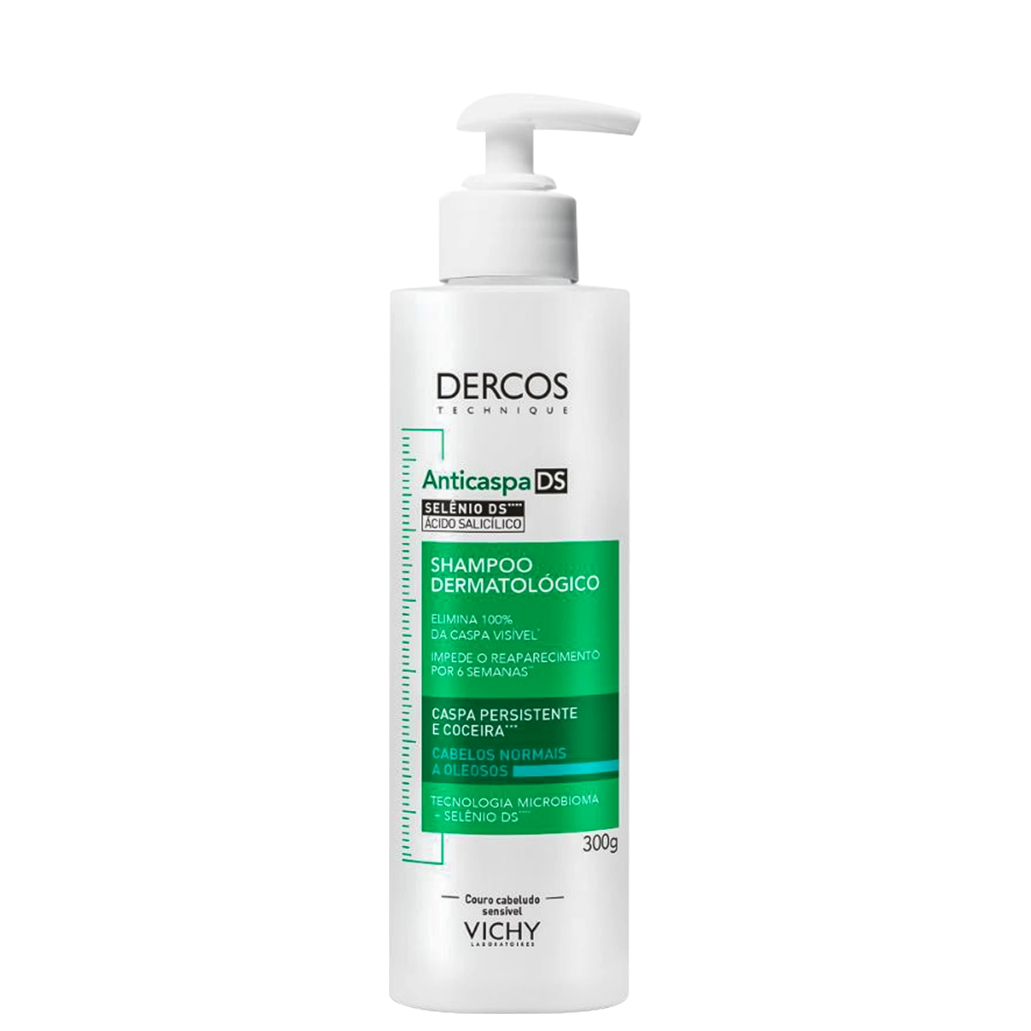 Shampoo Anticaspa Vichy Dercos DS para Cabelos Equilibrados a Oleosos 300g