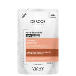 Shampoo Repositor Refil Vichy Dercos Kera-Solutions 200ml Shampoo Repositor Refil Vichy Dercos Kera-Solutions 200ml
