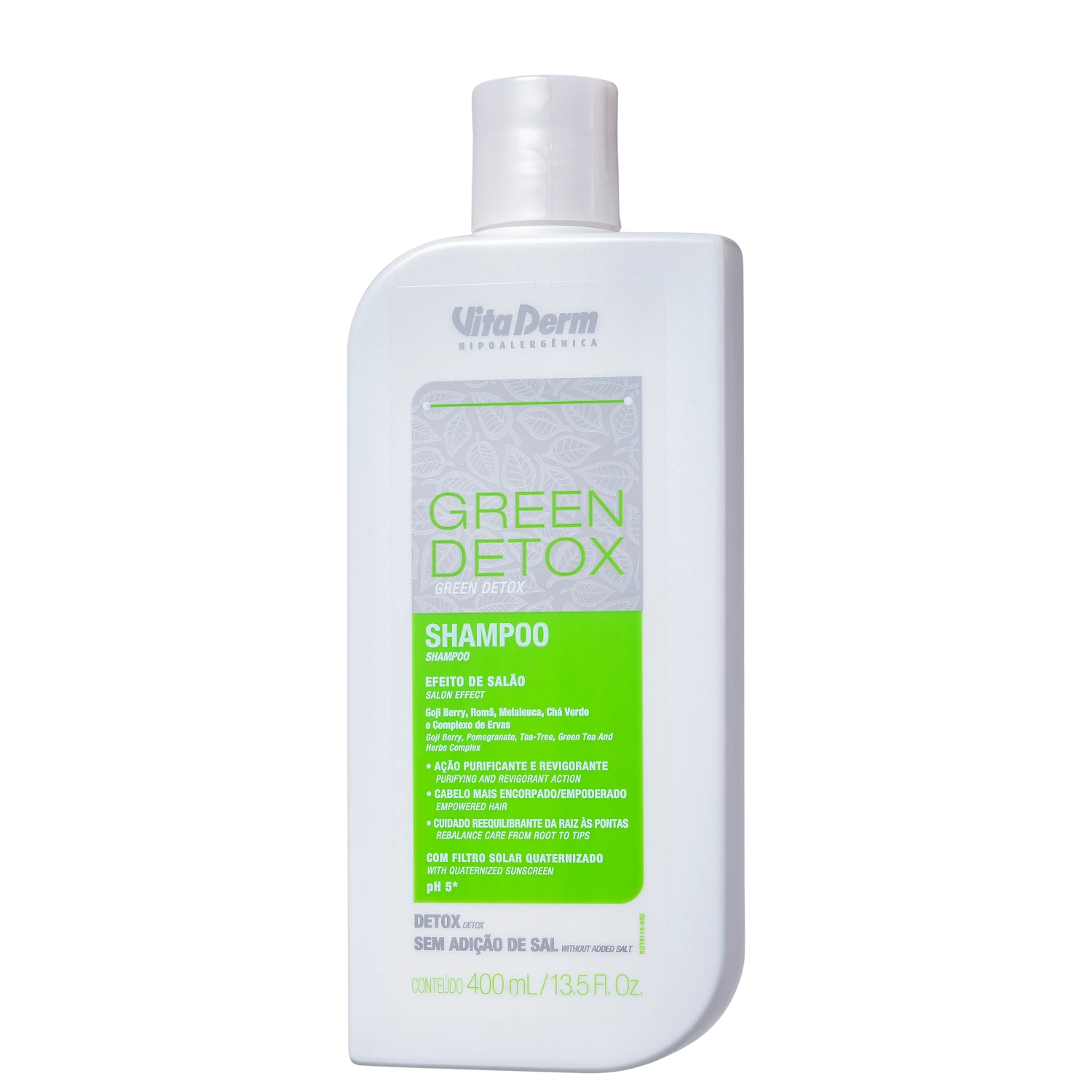 Shampoo Vita Derm Green Detox 400ml