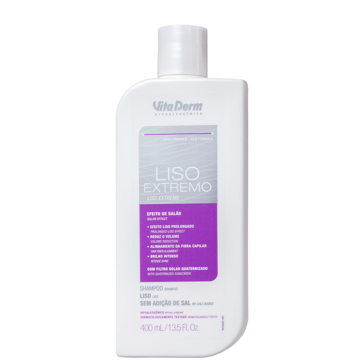 Shampoo Vita Derm Liso Extremo 400ml