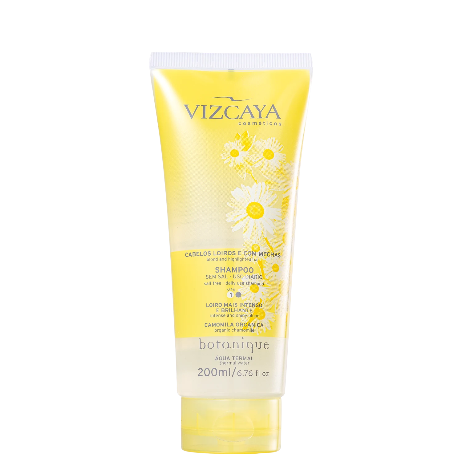 Shampoo Clareador Vizcaya Botanique Cabelos Loiros e com Mechas 200ml