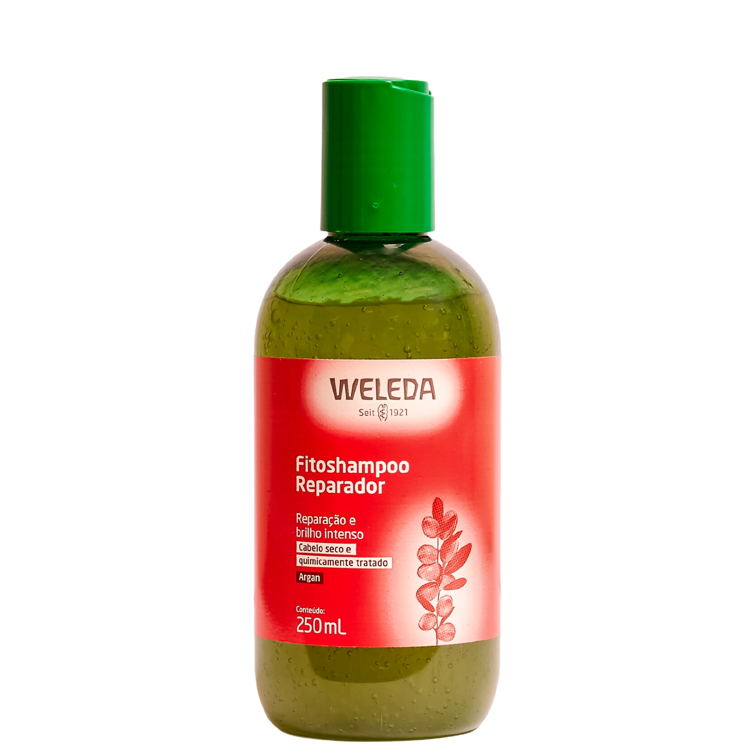 Shampoo Reparador Weleda Saúde Capilar Fitoshampoo Argan 250ml
