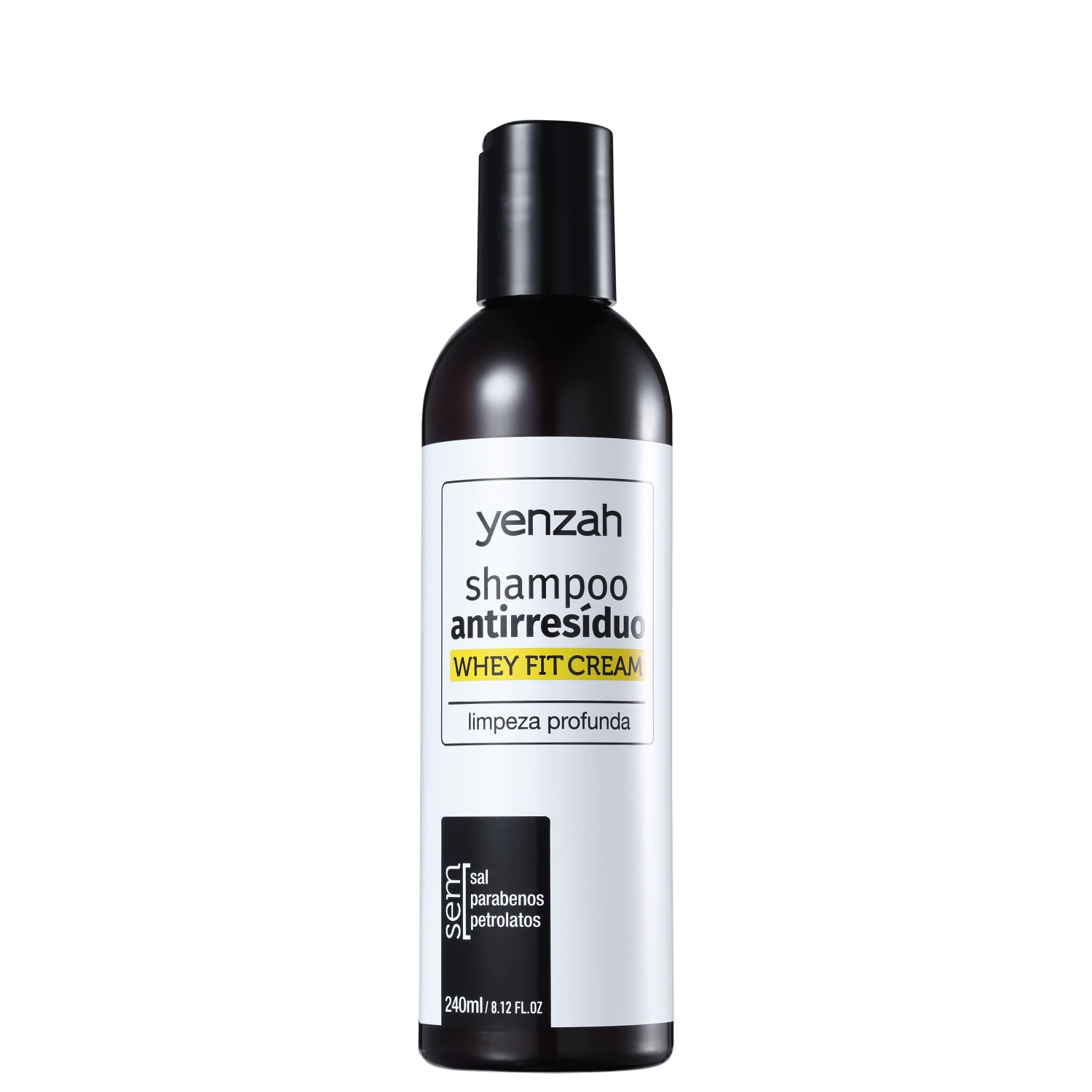 Shampoo Antirresíduo Yenzah Power Whey Fit Cream 240ml