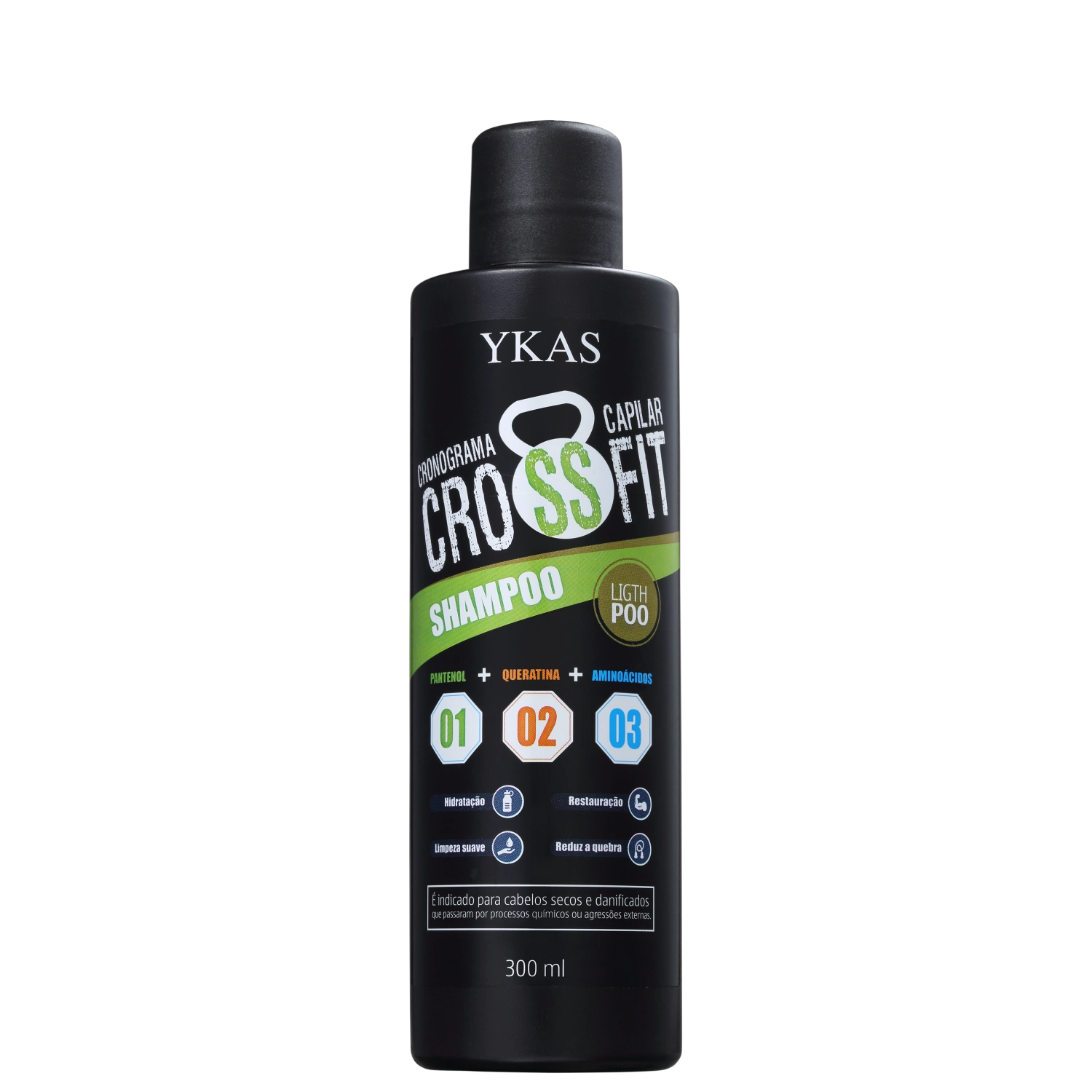 Shampoo Ykas Crossfit Cronograma Capilar 300ml