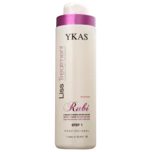 Shampoo Pré-Tratamento Ykas Liss Treatment Rubi Step 1 1L Shampoo Pré-Tratamento Ykas Liss Treatment Rubi Step 1 1L