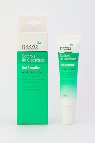 Needs Gel Secativo Controle de Oleosidade, Ácido Salicílico para Acne e Espinhas, 20g