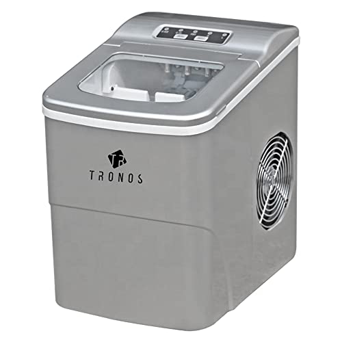 Máquina de Gelo Portátil Tronos B12-B Cinza 2 litros 12kg 110V