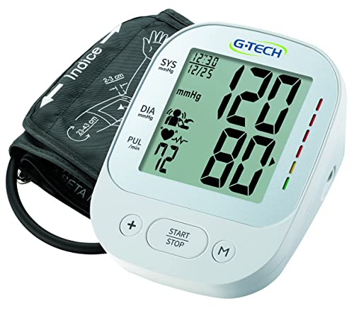 G-tech Aparelho de pressão digital de braço LA800, Cor: Branca