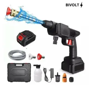 Lavadora de Alta Pressão Portátil JP Utilidades 96V Bivolt 6 em 1